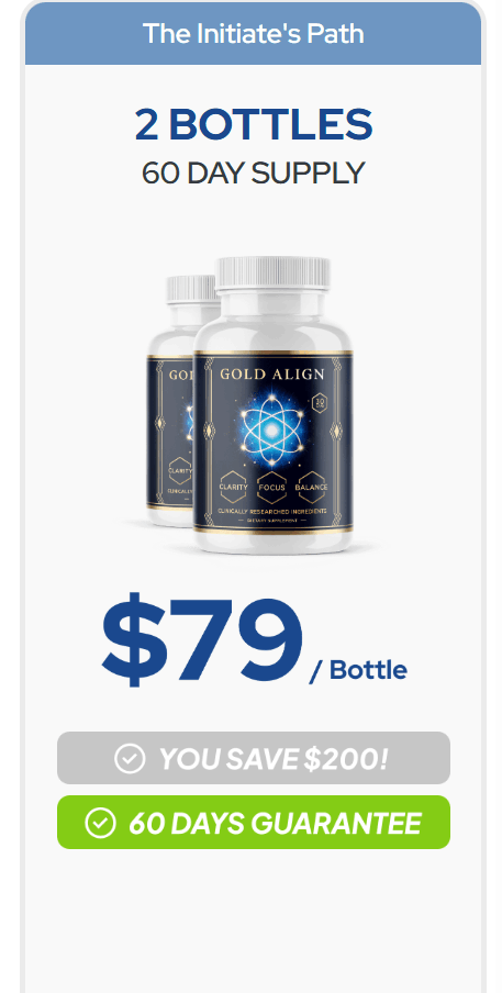 GoldAlign 2 bottle