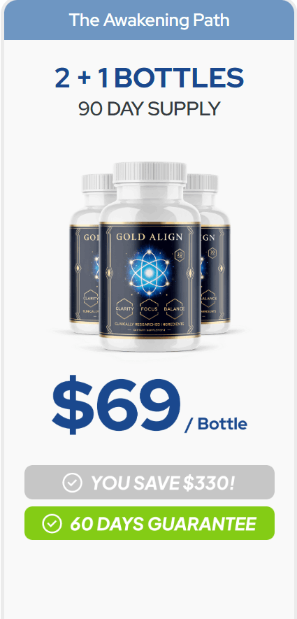 GoldAlign 3 bottle
